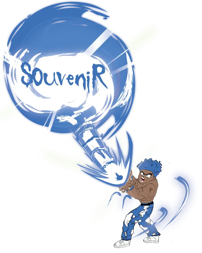 Souvenir T-shirt Print Illustration